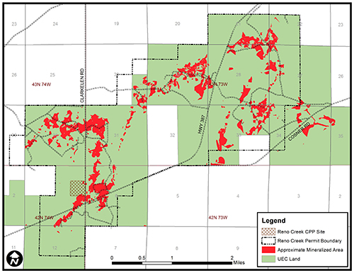  Permit Area of the Reno Creek ISR Project, Wyoming