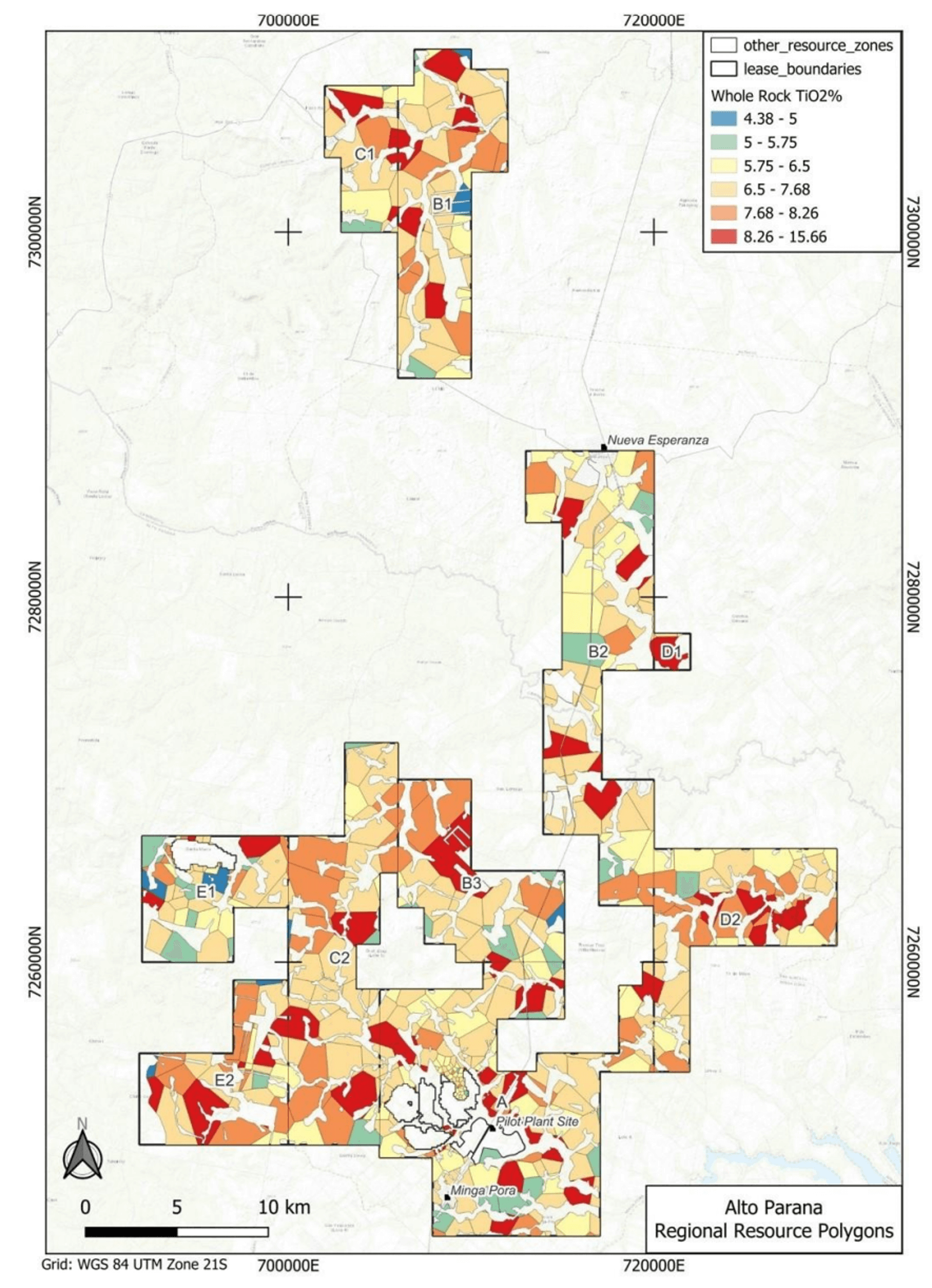 Regional Inferred Resource Polygons